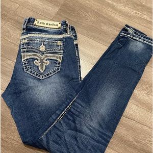 Rock Revivals- Woman’s denim Hana/skinny W 29 End seam 30”